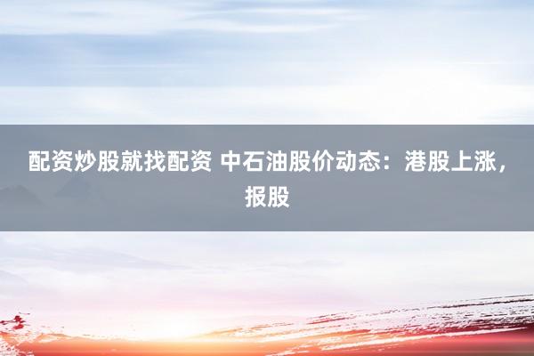 配资炒股就找配资 中石油股价动态：港股上涨，报股