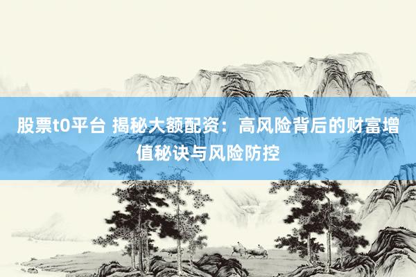 股票t0平台 揭秘大额配资：高风险背后的财富增值秘诀与风险防控